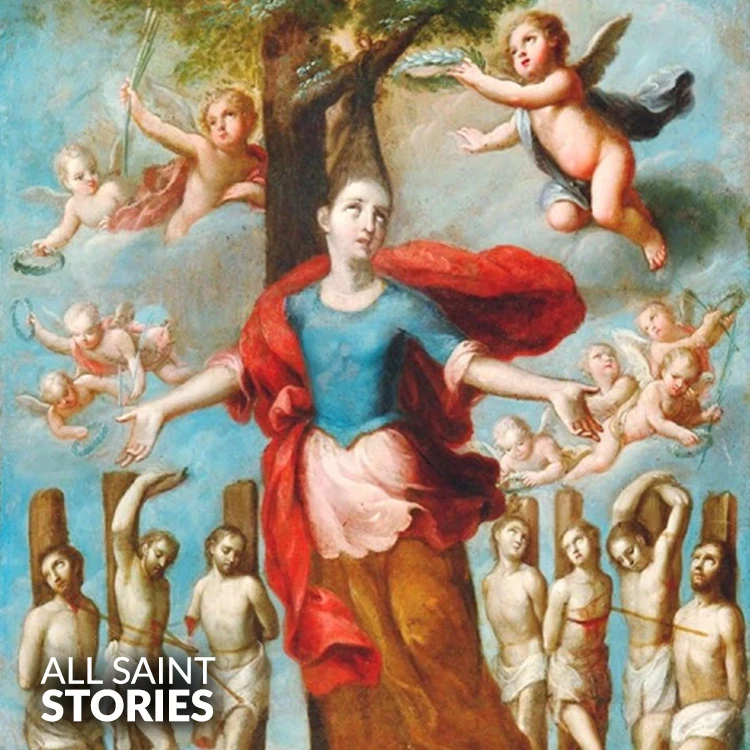 Image of ST. SYMPHOROSA AND HER 7 CHILDREN
