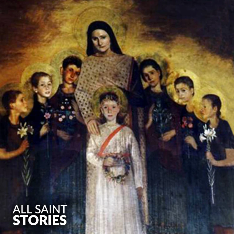 Image of ST. SYMPHOROSA AND HER 7 CHILDREN