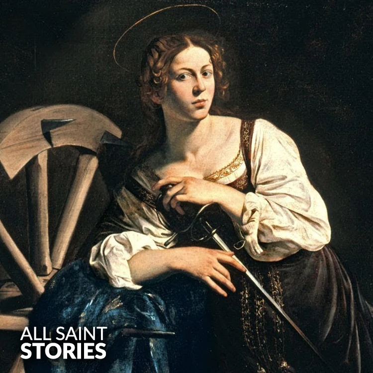 Image of ST. CATHERINE OF ALEXANDRIA (MARTYR, VIRGIN)