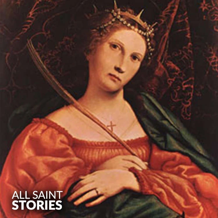 Image of ST. CATHERINE OF ALEXANDRIA (MARTYR, VIRGIN)