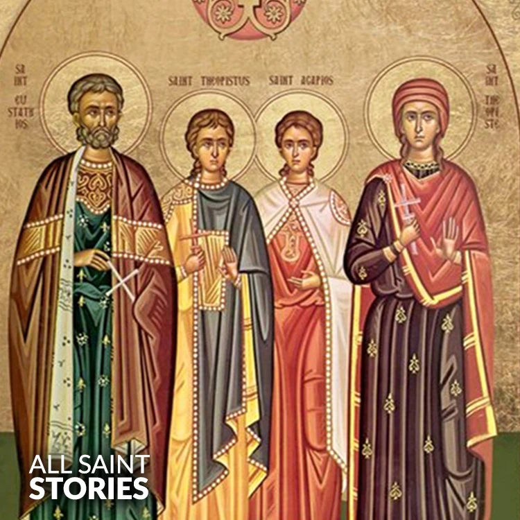 Image of ST. EUSTACHIUS AND HIS FAMILY